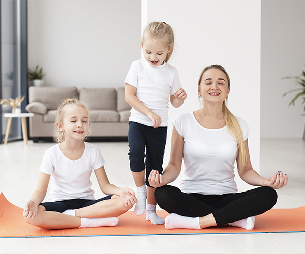 Gimnasia en familia