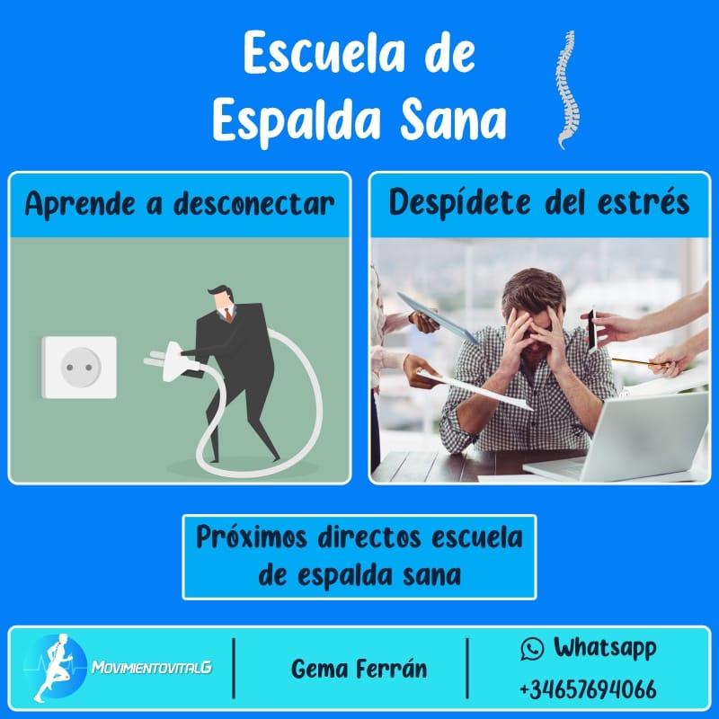 Ejercicio físico para la salud y Escuela de espalda sana